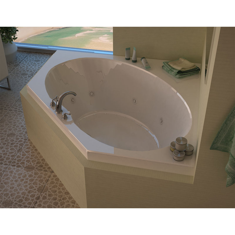 Tortola 58'' x 58'' Acrylic Bathtub