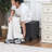 16 Inches Upholstered Ottoman Footstool-468073227