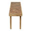Banc en bois de manguier, naturel