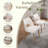 Modern Upholstered Dining Chair with Chenille Fabric and Solid Wood Legs-1992640423