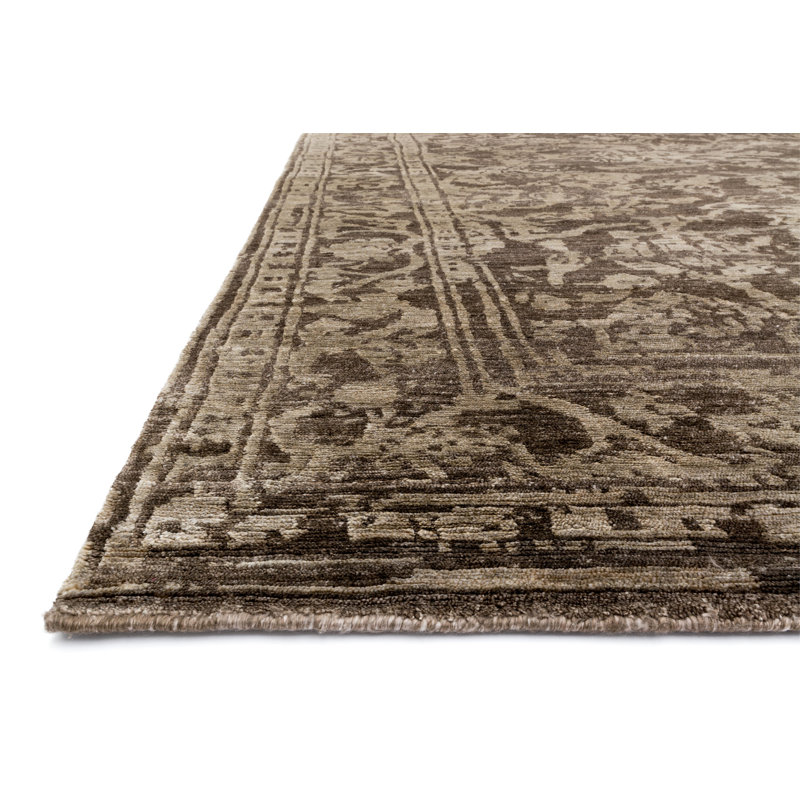 Viscose Oriental Indoor Rug, Rectangle 7'9" x 9'9"