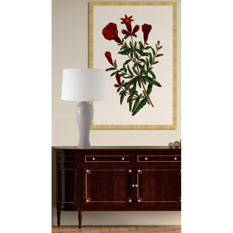 Kruize Ceramic Table Lamp, Gloss Swanky Gray