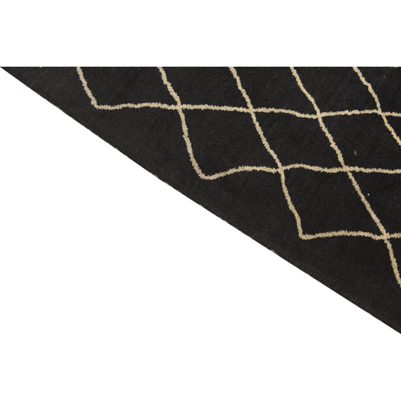 Tapis noir 5 x 8 Philip
