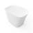51-Inch Freestanding Solid Surface Deep Soaking Bathroom Bathtub With Seat