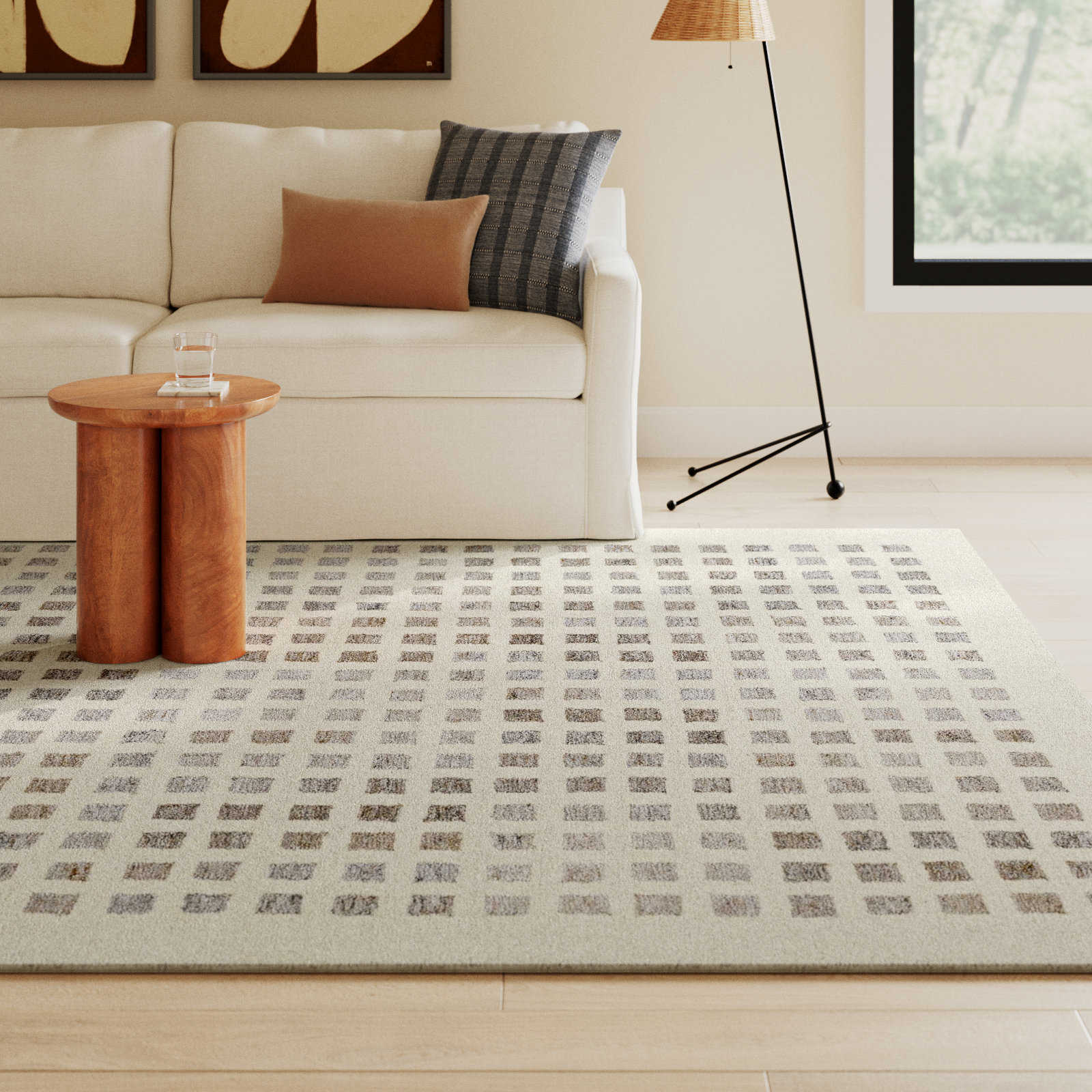 Sigrid Hand-Tufted Geometric Rug, Rectangle 8' x 10'
