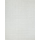 Cabrini Modern Handmade Silky Nylon, White Area Rug