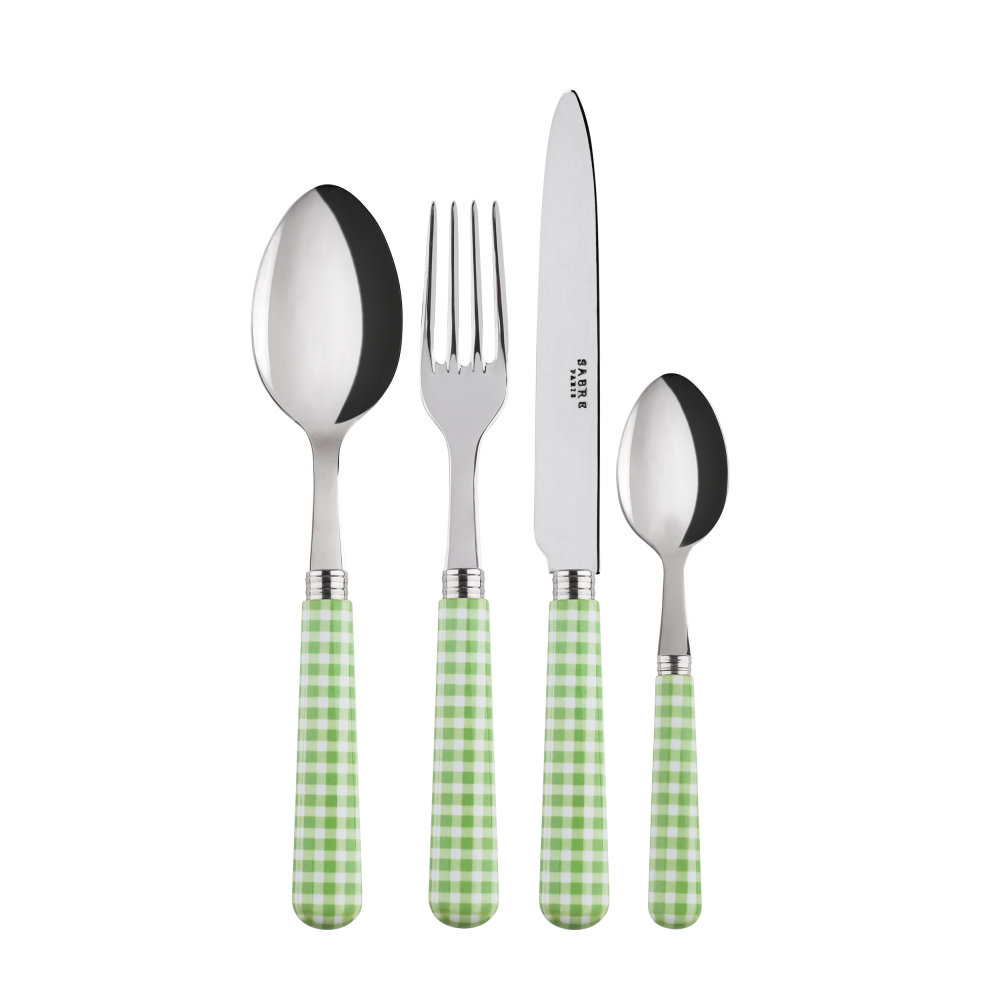 Sabre Paris - 24 Pieces Cutlery Set Gingham