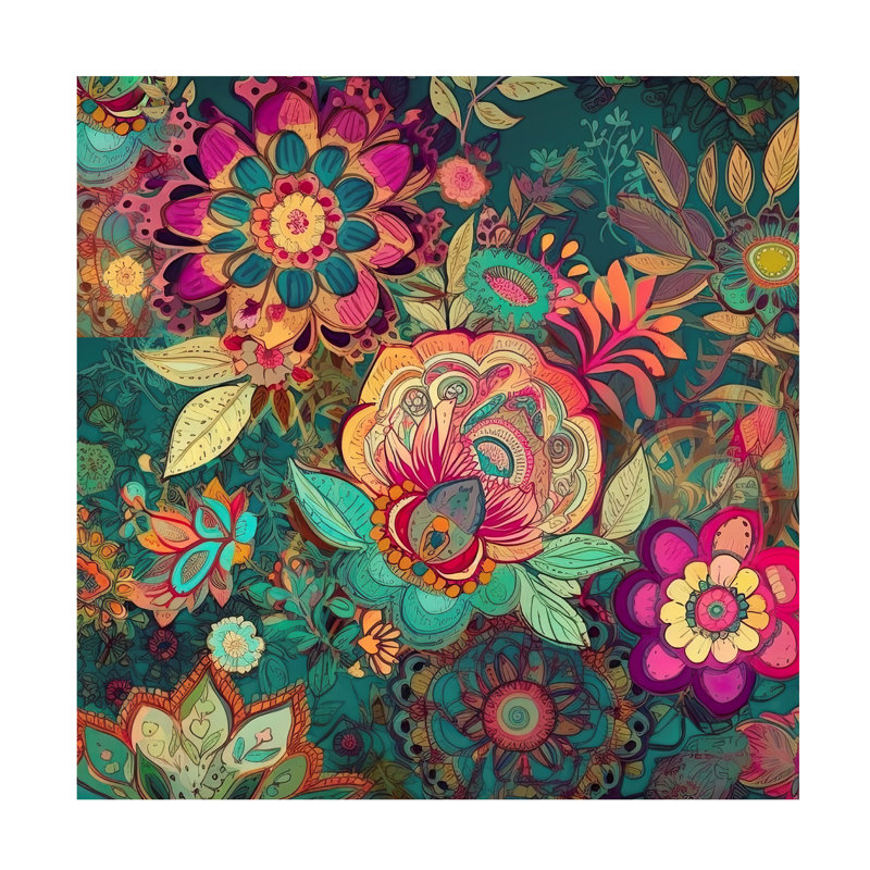 Art sur toile «Bachelor Sasha Flower Meditations VII», H 35 po x l 35 po
