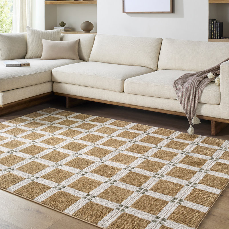 Geometric Area Rug, Rectangle 200 x 275 cm