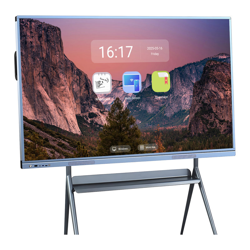 JYXCN Smart Board, tableau blanc numérique à double OS à écran tactile 4K UHD 65 "pour l'enseignement, les présentations et la publicité