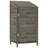 1.81 ft. W x 1.71 ft. D Solid Wood Lean-To Tool Shed-87353382