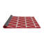 Laine tissé à la machine et polyester rouge/blanc Tapis décoratif-227083511