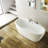Everly 59.1'' x 31.5'' Freestanding Soaking Acrylic Bathtub