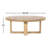 Solid Wood Top Single Coffee Table