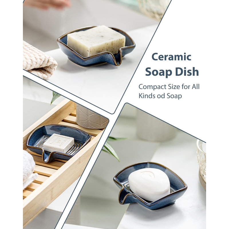 Porte-savon pour bar avec bec auto-drainant
