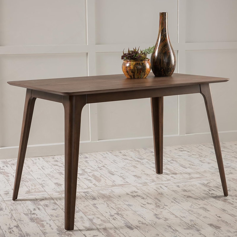 Dining Table Solid Wood Legs, Walnut