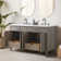 Sebastiano 54'' Double Bathroom Vanity with Engineered Stone Top