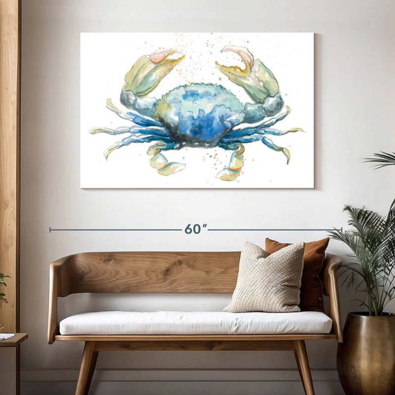 Brampt Cangrejo Azul Square, 32" H x 48" W