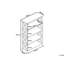 Burrell 152cm H x 80cm W Etagere Bookcase
