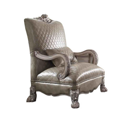 Chamorro Faux Leather Armchair