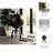 Globe Decorative Object for Home Decor – Modern Sculpture with Unique Metal Stand – Figurine for Shelf Styling, Coffee Table Decor, or Decorations for Living Room and Kitchen Decor, Black/Gold-50693185