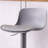 Charlotterose Swivel Height Adjustable Bar Stools Faux Leather Upholstered Counter Stool with Metal Frame-1176610650