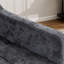Fauteuil rembourré avec accoudoirs carrés et capitonnés-598846383