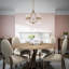 Lustre empire à 5 lumières de style bougie avec accents de cristal Daniesha-494608791