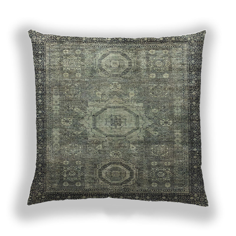 Abstract Reversible Throw Pillow, Microsuede