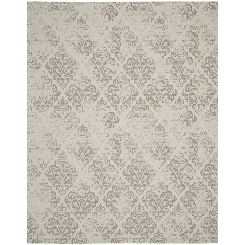 Sophie Damask Area Rug, Rectangle 244 x 305cm