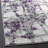 Jeter Abstract Gray/Purple Area Rug-2128582038
