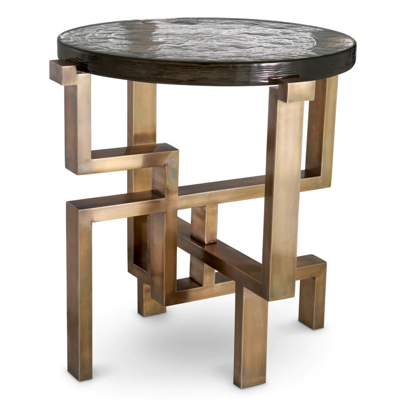 Gee Glass Top End Table