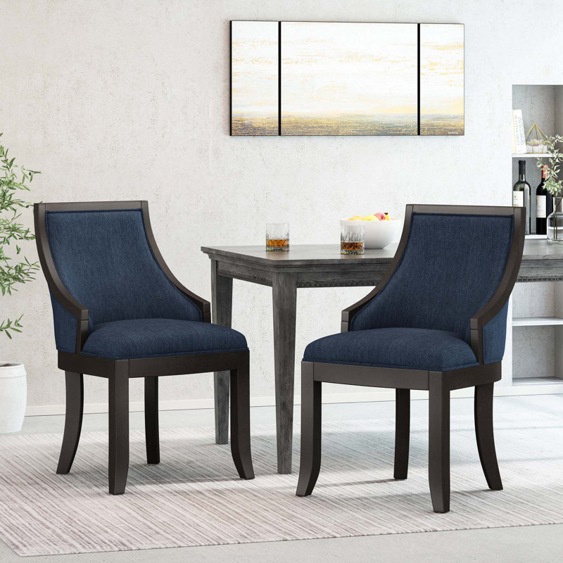 Chaise de salle à manger Mp2 (ensemble de 2), Marine