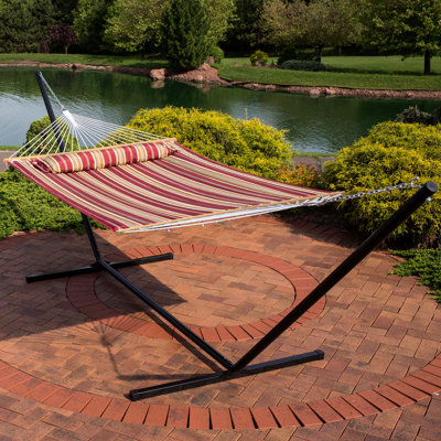 Hamac de bar en polyester matelassé pour 2 personnes avec support 15 pi Mullin - Ocean Isle