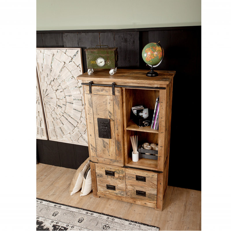 Railway Bookcase, Natural