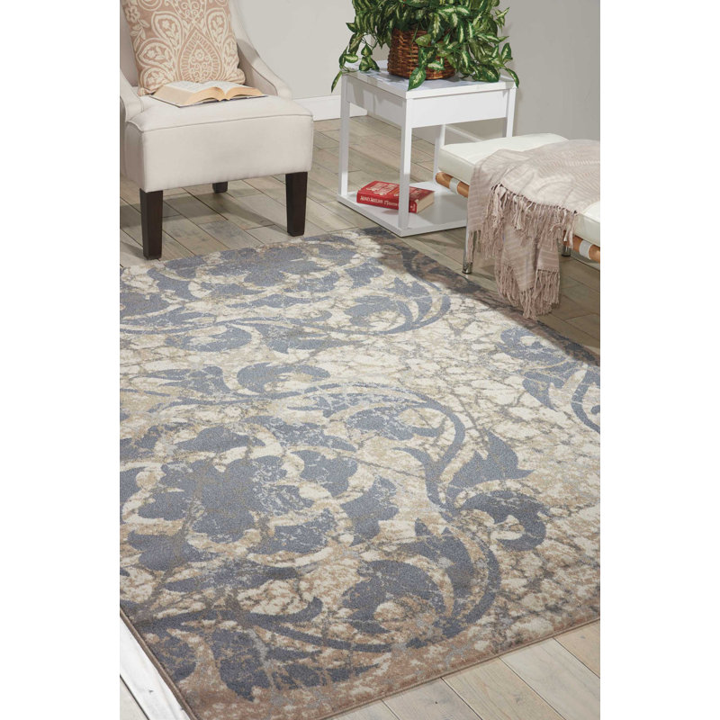 Shanana Floral Indoor Rug, Rectangle 3'10" x 5'10"