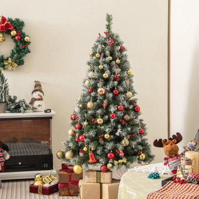 Isaeah 5' Lighted Pine Christmas Tree