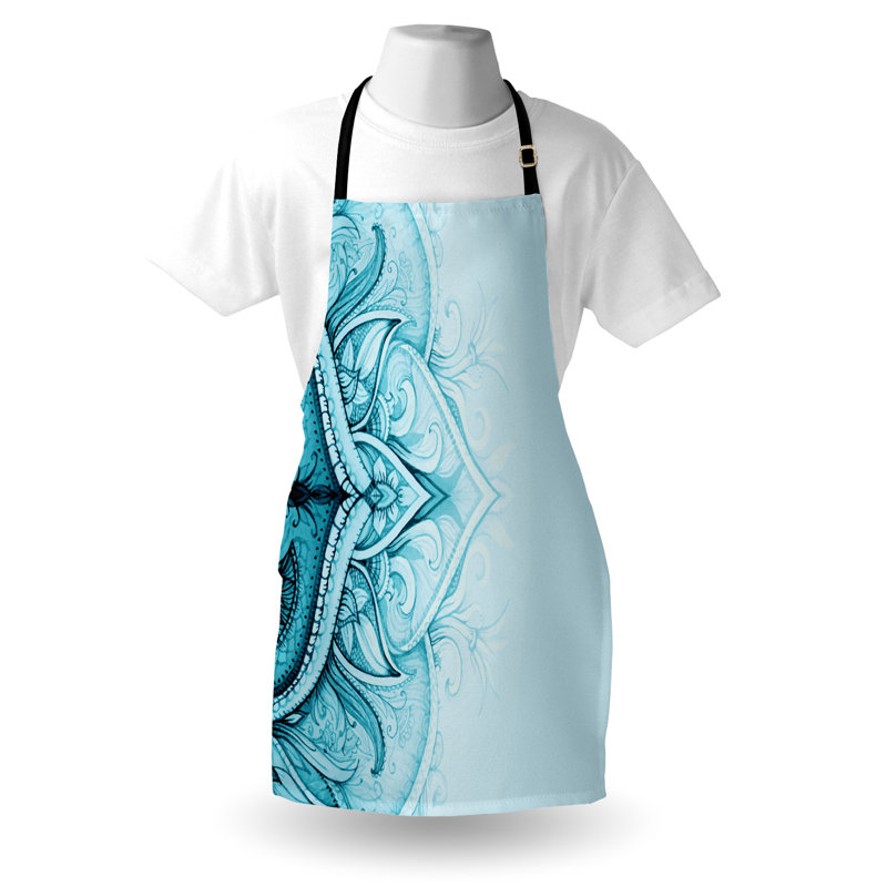 No Pattern Bib Apron