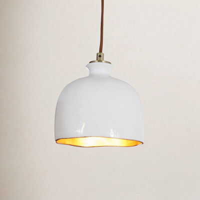 Bianca Single Light Ceramic Dimmable Pendant