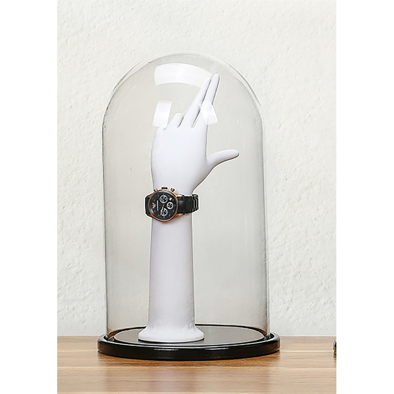 Boîte décorative en verre Amarina, H 5,11 po x l 5,11 po x P 6,88 po