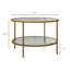 Table d'appoint avec rangement HOMcom