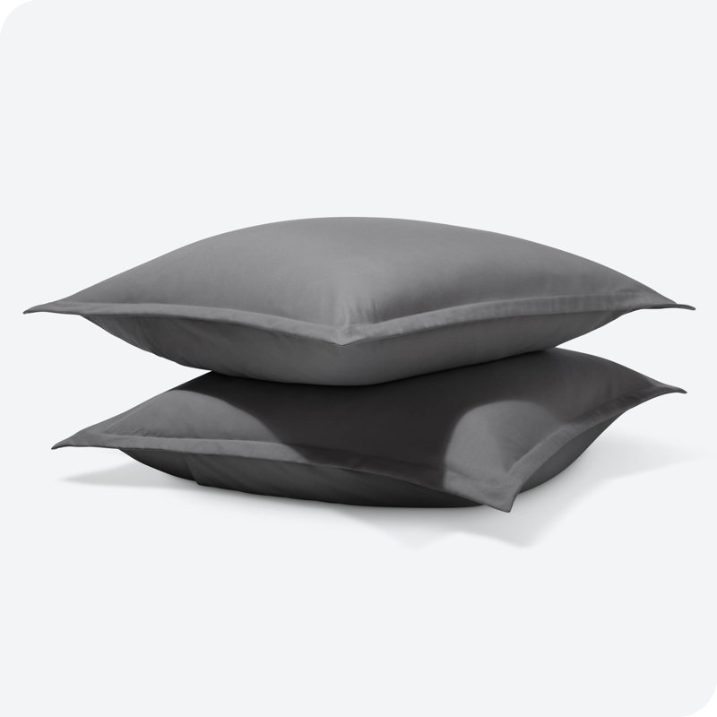 Taie décorative en polyester , Gris, Euro