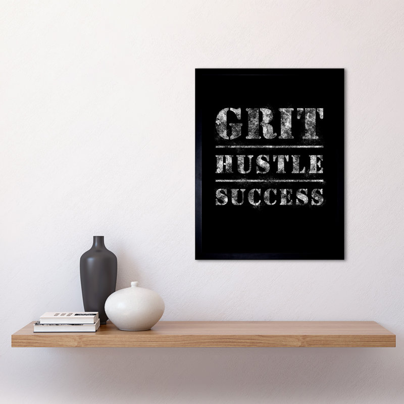 Grit Hustle - Single Picture Frame Print