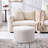 Regeani 22.6" Modern Round Upholstered Pouf Ottoman-993578369
