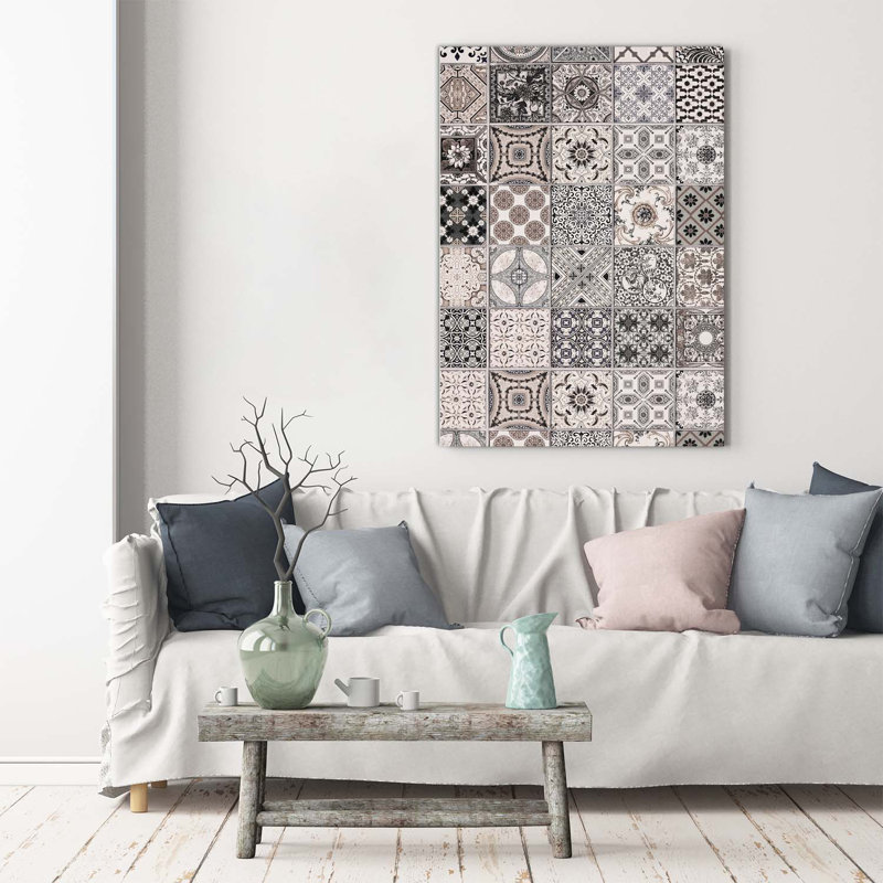 Ceramic Tiles - Wrapped Canvas Print