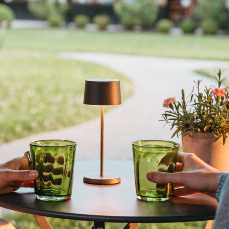 Olivia Pro Micro Table Lamp, Rust