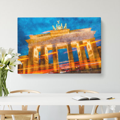 Brandenburg Gate In Berlin Vol.1 - Wrapped Canvas Print