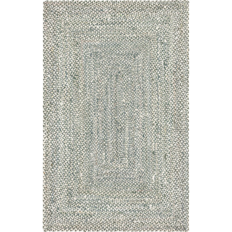 Tapis fumée en coton tressé à la main de style sud-ouest Callington, Rectangle 4 pi x 6 pi