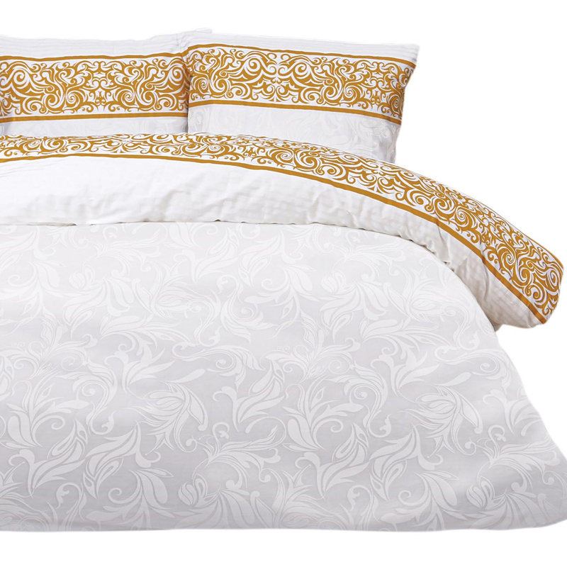 Cotton Duvet Cover Set with Pillow Shams