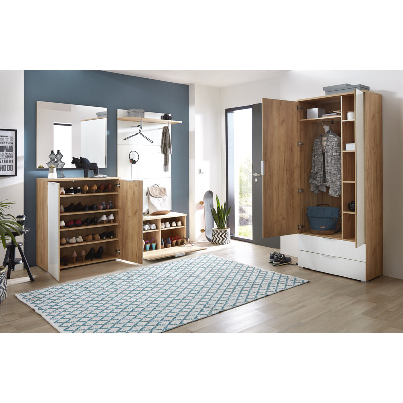 Edisson 2 Door Manufactured Wood Wardrobe